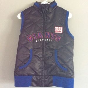 Womens NY Giants puffer vest